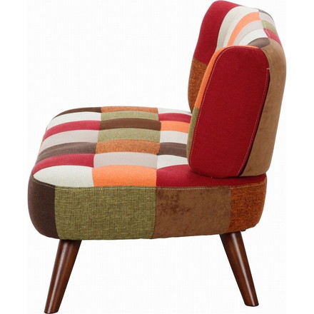 ソファ2p パッチワーク W1230×D670×H680mm 360mm ポリエステル おしゃれ