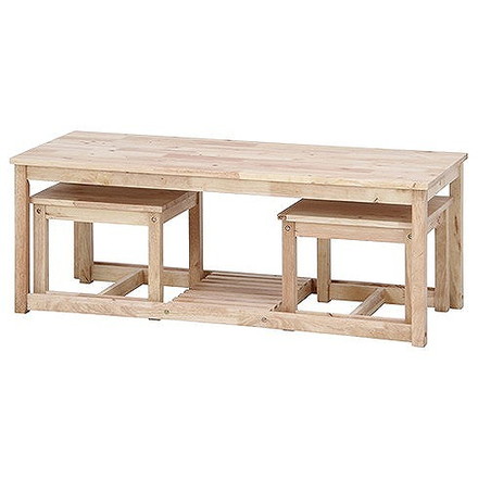 Natural Signature ネストテーブル W1200×D500×H450mm