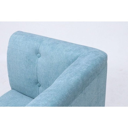 コーナーソファー ホワイトウォッシュ 幅61.5cm 奥行61.5cm 高さ78cm