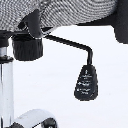 ファブリッシュチェア Mix W615×D645×H1110~1190mm 430~510mm 合成皮革 鋼