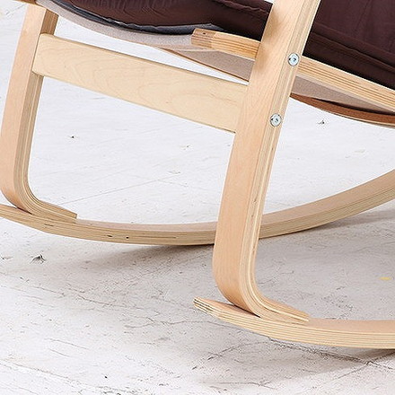 リラックスチェアー スリム ロッキングタイプ W670×D960×H900mm 480mm 綿35 ポリエステル65