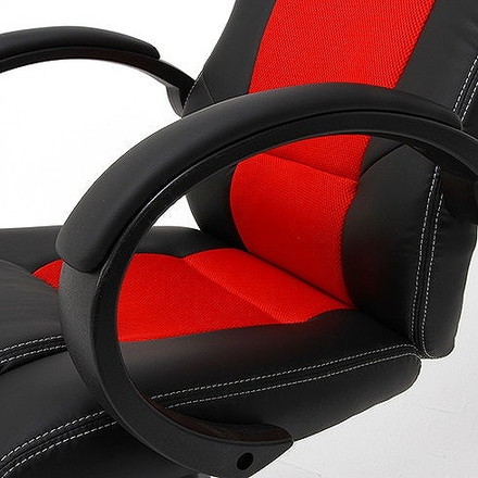 レーシングチェアー W630×D710×H1060~1160mm 430~530mm 合成皮革