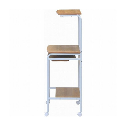 机 PCデスク シンプル ナチュラル 幅60cm 奥行48cm 高さ122cm