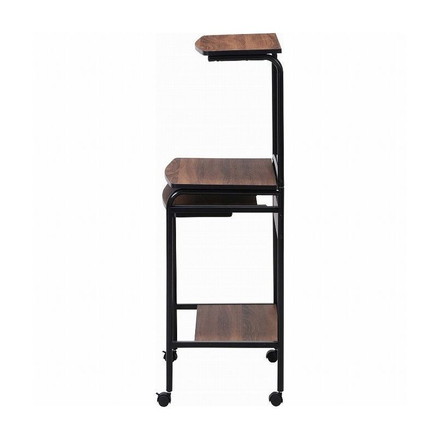 机 PCデスク シンプル ブラウン 幅60cm 奥行48cm 高さ122cm