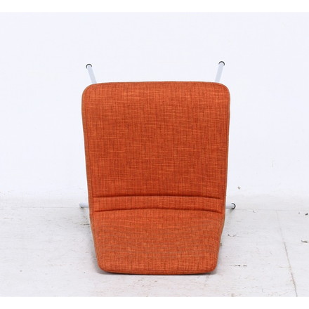 チェアー ファ W490×D560×H870mm 480mm ウレタンフォーム スチール オレンジ