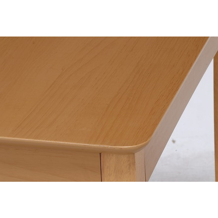 ダイニングテーブル W750×D750×H720mm 天然木 MDF ナチュラル