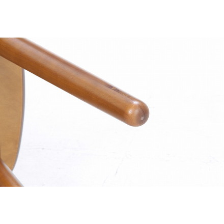 リビングテーブル W900×D500×H550mm 天然木化粧繊維板