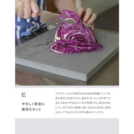 まな板 日本製 エバエバ Sサイズ 21cm×19cm eva ever ゴムまな板 カッティングボード EVA樹脂 漂白剤使用可能 家庭用 プロ仕様 耐久性 奥行 滑りにくい 厚い おしゃれ グレー ノボダ noboda