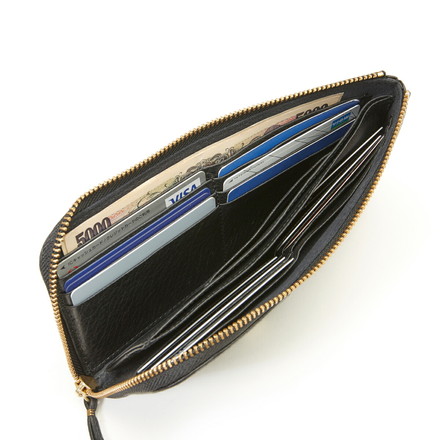 スロウ Deer Lzip long wallet 長財布 SLOW SO845K black GRAY(#15)
