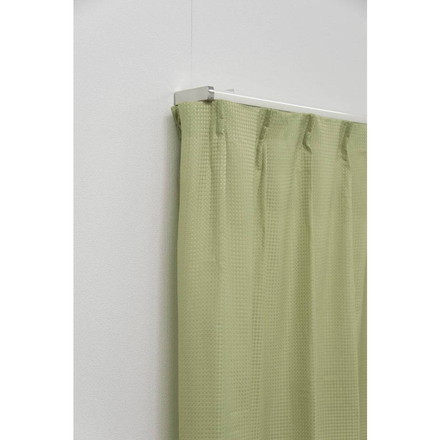 カーテンレール 機能レール 2m ダブル 光漏れ防止 静穏 ブラウン（I0846）