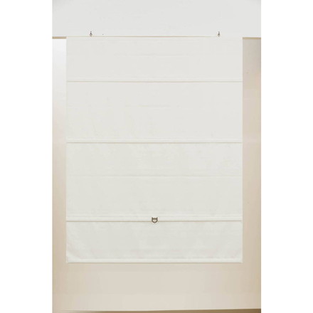 コードレスローマンシェード 遮光 W60×H120cm カフェカーテン スタイルカーテン 小窓 遮光ブラウン（L6173）