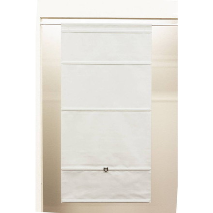 コードレスローマンシェード 遮光 W60×H160cm カフェカーテン スタイルカーテン 小窓 遮光ベージュ（L6230）