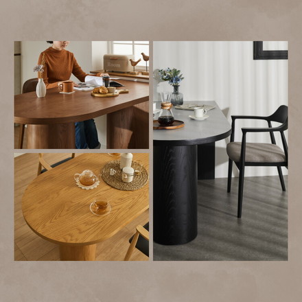 半円 ダイニングテーブル 150 テーブル 単品 4人掛け 壁付け可能 楕円テーブル 楕円 ダイニング オークブラウン