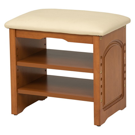 玄関ベンチ 幅41cm 棚付き 玄関チェア 玄関椅子 玄関収納 スリッパ収納 スリッパラック 靴収納