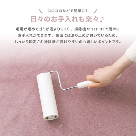 洗濯機で洗えるラグ メレンゲタッチラグ 185×240cm 長方形 3畳 ラグマット ウォッシャブルラグ ベージュ[240620514]