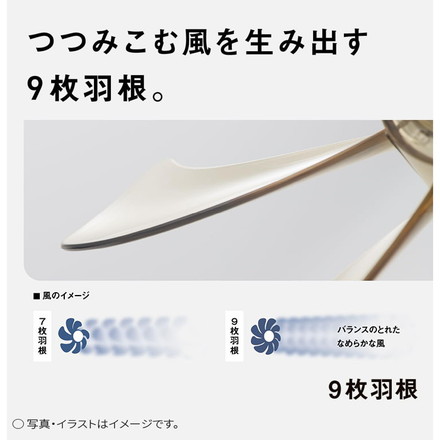 F-C339D-W Panasonic 扇風機 リビング扇 DCモーター リモコン付き ゆらぎ パナソニック ホワイト 9枚羽 心地よい風