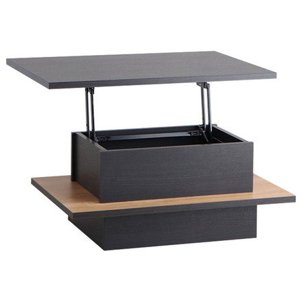 フィール リフトアップテーブル 幅90cm 国産 昇降式テーブル 高さ調節 折りたたみ式 デスク