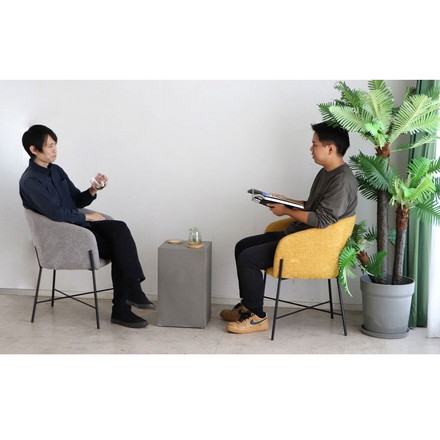 トールテーブル レイジー UP ST 東馬 キューブ家具 グレー サイドテーブル トールタイプ