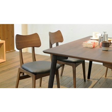 ダイニングチェア 2脚セット シンプル 北欧 天然木 木製 木目 一人暮らし 新生活 肘無し 背もたれ