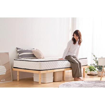 アイリスオーヤマ 高耐荷重すのこベッド 耐荷重350kg 頑丈 シングル ベッドフレーム フレームのみ HWB-S