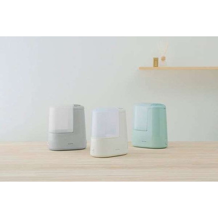 スチーム式加湿器 260ml AHM-H26B-G フォググリーンアイリスオーヤマ