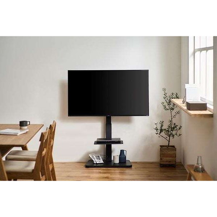 スタンドテレビ台 UTS-640R ブラックアイリスオーヤマ