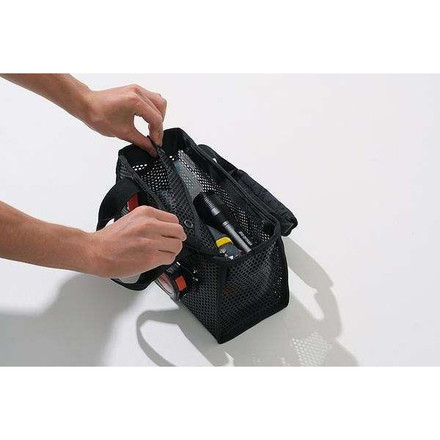 メッシュツールバッグ ボックスタイプ TLB-B27 ブラックアイリスオーヤマ
