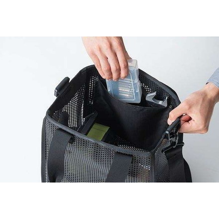 メッシュツールバッグ ボックスタイプ TLB-B27D ブラックアイリスオーヤマ