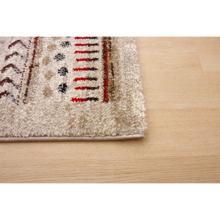 トルコ製 ウィルトン織り 玄関マット マリア ベージュ 約50×80cm