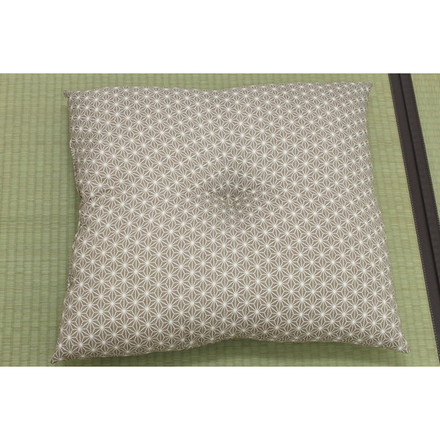 座布団 銘仙判 日本製 錦 ブルー 約55cn×59cm 2枚組