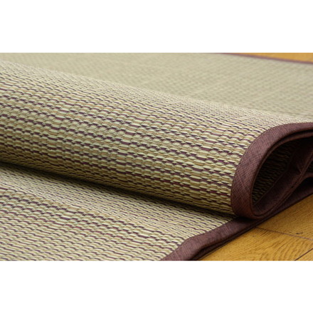 い草花ござカーペット 『DXアロマ 裏貼CP』 江戸間3畳（約174×261cm)