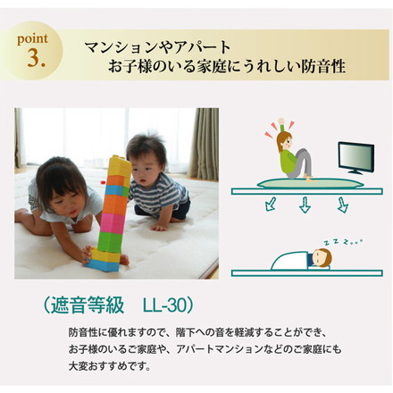 国産固綿40mm使用 マイクロファイバー生地 ふっくら敷 『フィーラF敷』 ブラウン 190x190cm