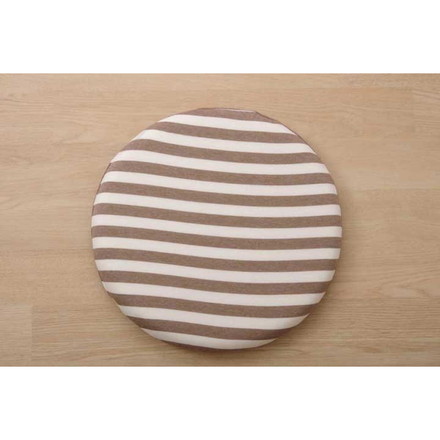 クッション 低反発 シート 円形 マイクロファイバー 無地 エルマー ピンク 約40cm丸