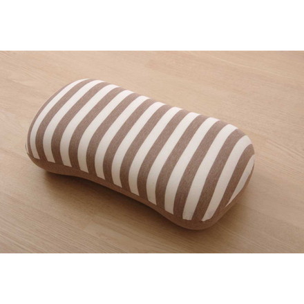 クッション 低反発 腰当 マイクロファイバー 無地 エルマー ピンク 約40×20cm