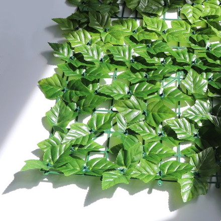 リーフカーテン 1×2m 目隠し 通気性抜群 エコ 省エネ フェイクリーフ フェイクカーテン ベランダ コテージ