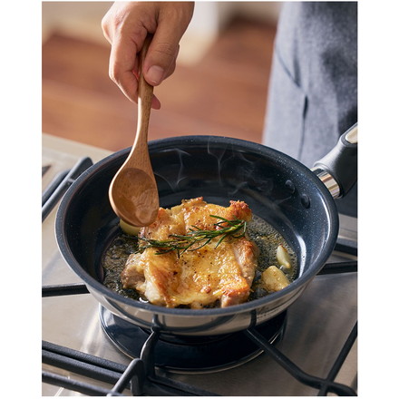 ビタクラフト ソフィアセラミック フライパン 22cm PFASフリー ガス火 IH対応 ブラック フッ素不使用 セラミックコーティング Vita Craft