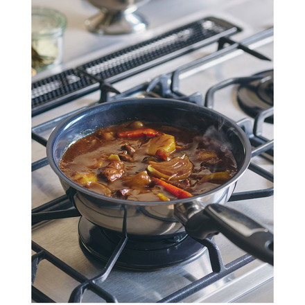 ビタクラフト ソフィアセラミック ウォックパン 深型 20cm PFASフリー ガス火 IH対応 ブラック フッ素不使用 セラミックコーティング Vita Craft