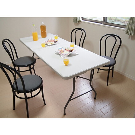 屋外用作業折りたたみテーブル 120cm アウトドア ガーデニング 屋外作業 折り畳み式 持ち運び便利