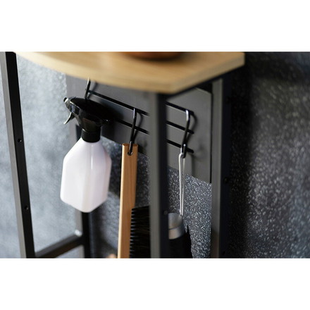 コンソールテーブル 壁面収納 ラック アジャスター付き S字フック付き 玄関ラック 玄関収納 コンソールデスク デスク横 リビング 玄関 ヴァンナ