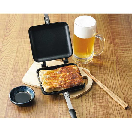 ホットサンドメーカー 直火 対応 両面フラット シングル 電気 セパレート フライパン ホットサンド フッ素加工 朝食 アウトドア キャンプ BBQ フラット cococafe カクセート