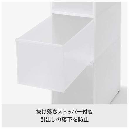 ライクイット (like-it) ランドリー 洗濯機ヨコ 収納 段差をまたげる すき間ストッカー ボトル2段 140