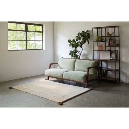 ラグ 130×190cm ウール コットン 天然素材