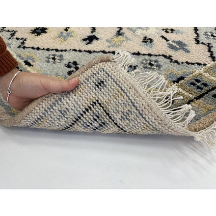 60×90トライバルマットFLOWER インテリア ラグ カーペット ラグマット ラグカーペット リビング 絨毯 玄関マット 玄関