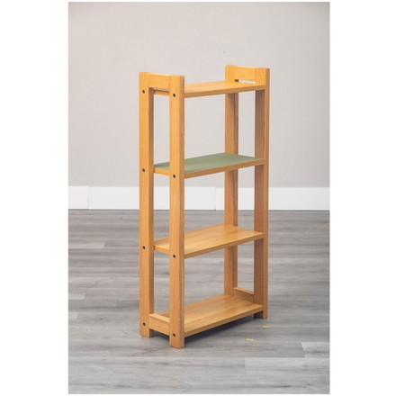 55シェルフ リノ ピスタチオグリーン ラック 書棚 ブックシェルフ 本棚 オープンラック 教科書 収納棚 勉強机