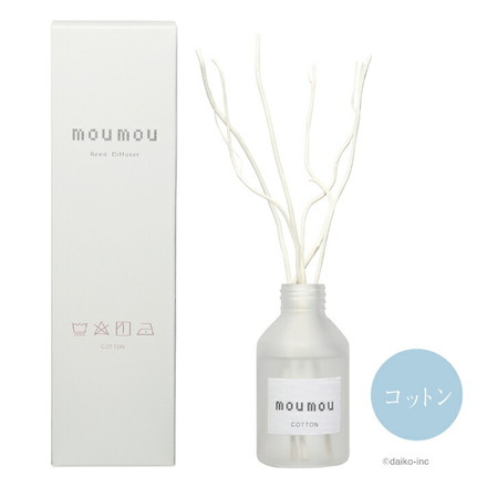 moumou リード ディフューザー 100ml シルク