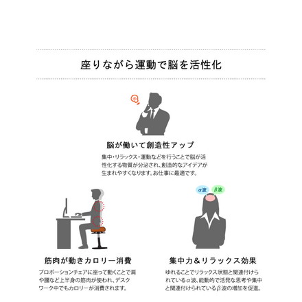 プロポーションスツール ハイタイプ ガス圧スツール 万能スツール 高さ調整 スツール チェア ブラウン