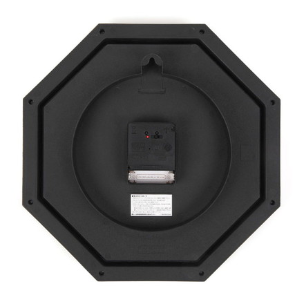 ノア精密 MAG電波掛時計 ネオオクターゴ W-739 BR-Z ブラウン 八角時計 八角形