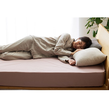 ボックスシーツ ダブル 綿100% コットン オールシーズン 着脱簡単 通気性 弾力性 耐久性 保温性 寝具 グレージュ