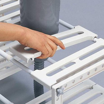 伸晃 キッチンシンク下フリーラック 伸縮タイプ VR-EX