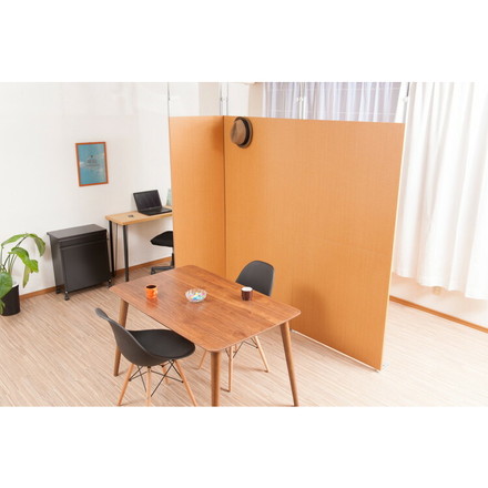 パーテーション 幅60 ナチュラル ボードタイプ 間仕切り つっぱり 仕切り パネル シンプル オフィス